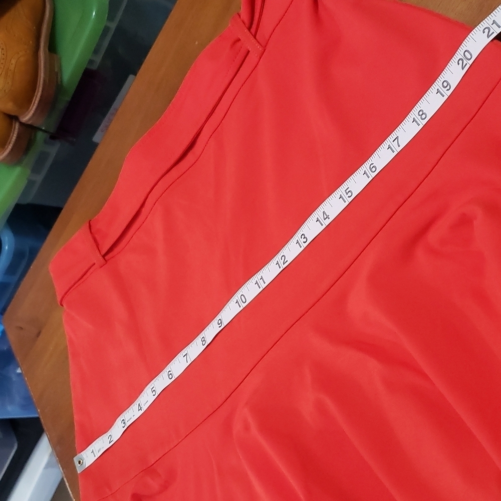 Ann Taylor red Assimetrical skirt size 10 - Picture 13 of 17